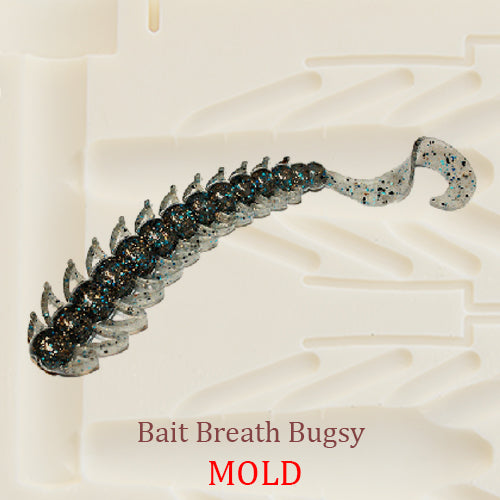 Bait Breath Bugsy Soft Plastic Bait Mold Grub Twister DIY Lure