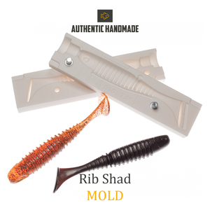 Shad Bait Molds – Tagged Medium (2.5-4)– Authentic Handmade