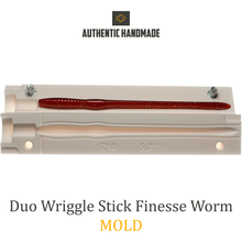 Duo Wriggle Stick Finesse Worm Soft Plastic Bait Mold DIY Lure