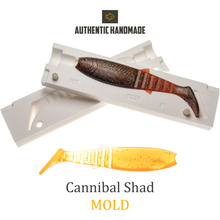 Savage Gear Cannibal Shad Soft Plastic Bait Mold DIY Lure