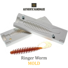 Big Hammer Ringer Worm Soft Plastic Bait Mold Grub Twister DIY Lure