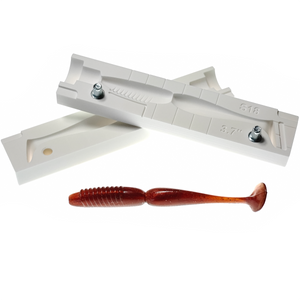 Spindle Worm Fishing Soft Plastic Bait Mold Shad DIY Lure