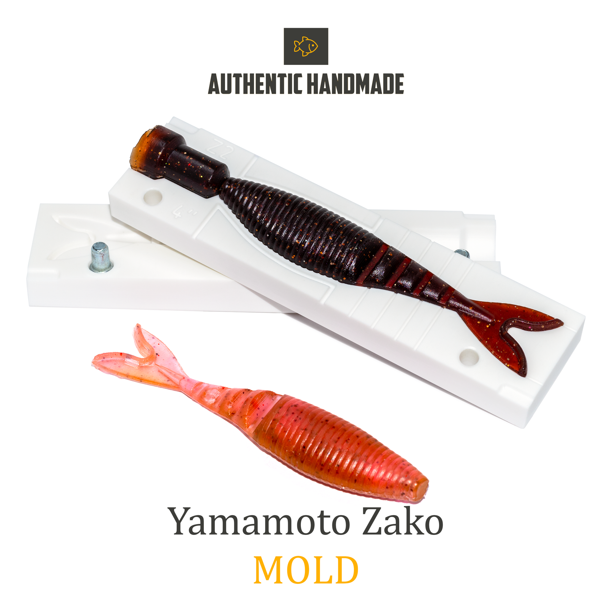 🔥 New Yamamoto Zako Soft Plastic Bait Mold Shad DIY Lure – Authentic  Handmade