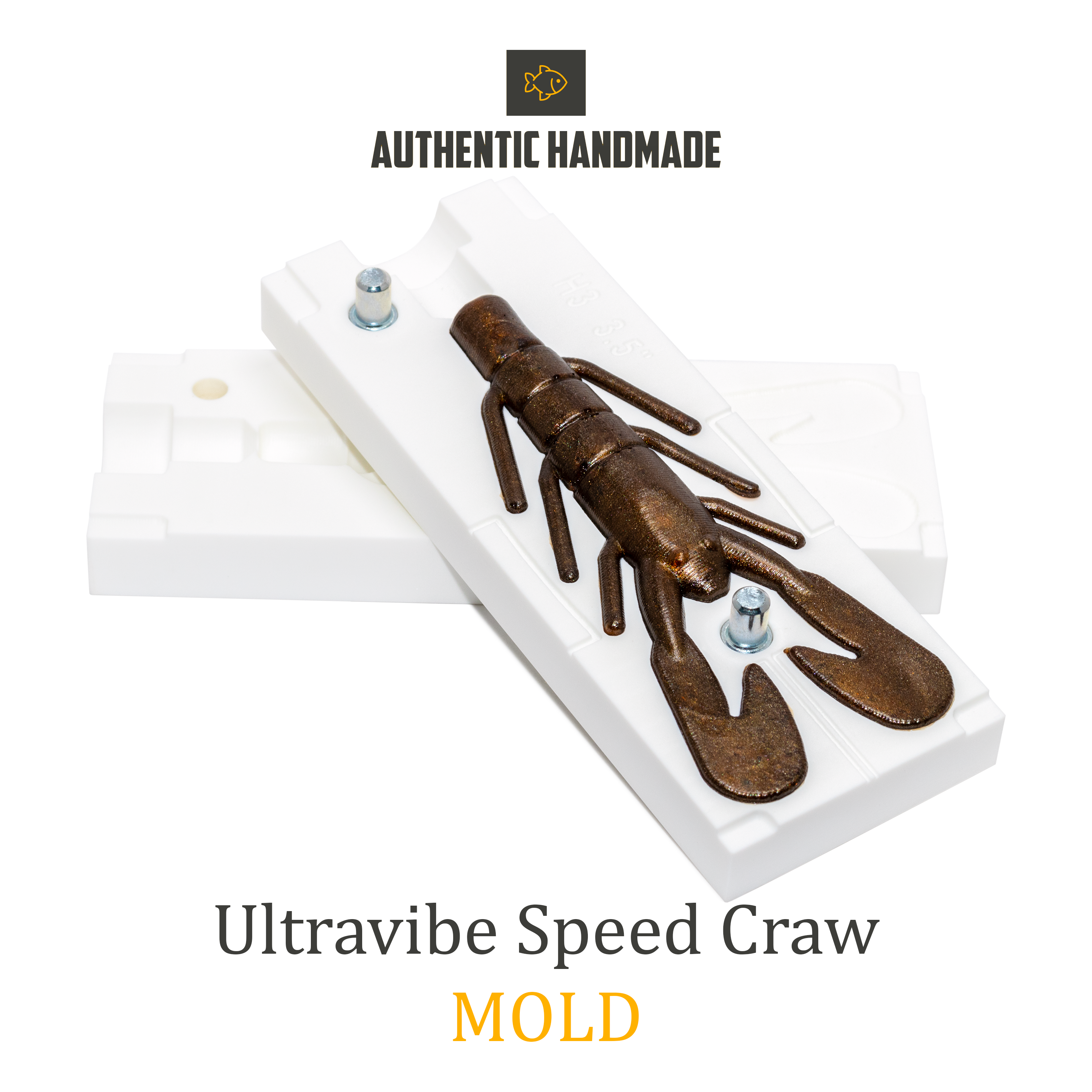 🔥 New Ultravibe Speed Craw Soft Plastic Bait Mold DIY Lure – Authentic  Handmade