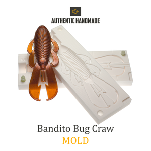 Bandito Bug Craw Soft Plastic Bait Mold Craw DIY Lure