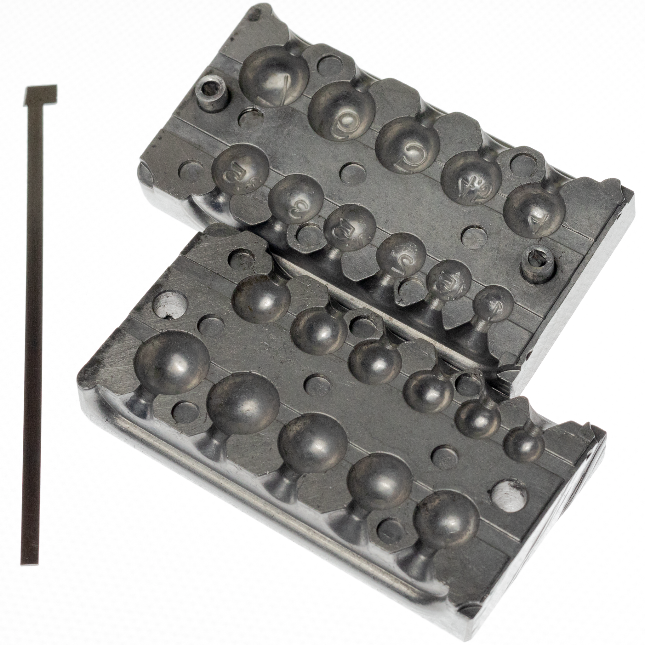 FRESHWATER WORM WEIGHT Concave sinker mold 1/4,3/8,1/2,3/4oz CNC Aluminum  $165.00 - PicClick