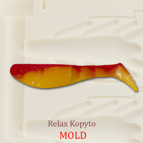 Relax Kopyto Soft Plastic Bait Mold Shad DIY Lure