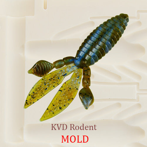 KVD Rodent Soft Plastic Bait Mold DIY Lure