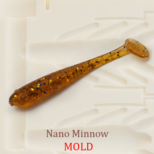 Nano Minnow Plastic Bait Mold Shad DIY Lure