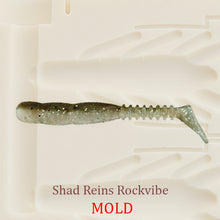 Reins Rockvibe Shad Plastic Bait Mold DIY Lure