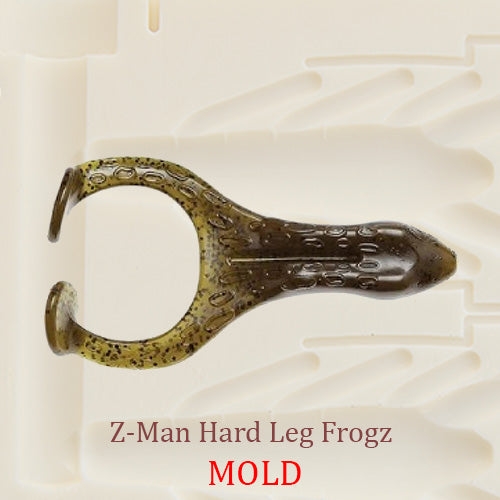 Hard Leg Frogz Soft Plastic Bait Mold DIY Lure