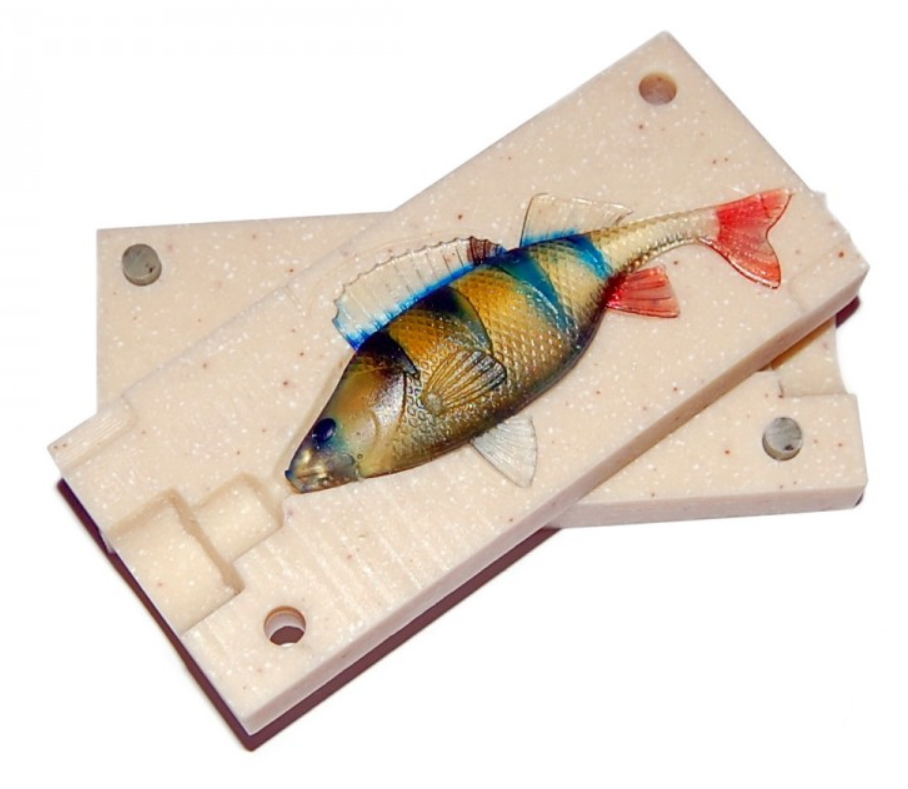 Fishing lure molds 