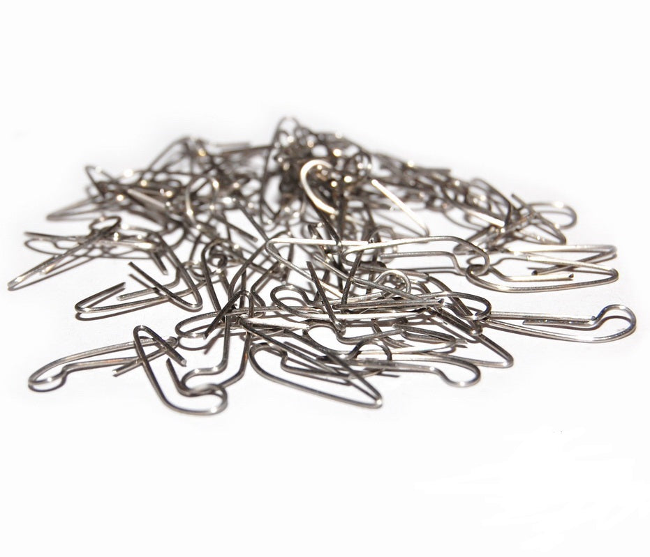 Spinpoler 100pcs Stainless Steel Pins For Round Lead Cheburashka