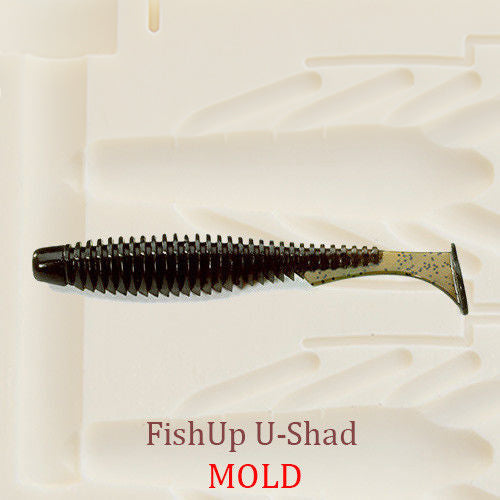 FishUp U-Shad Plastic Bait Mold Shad DIY Lure