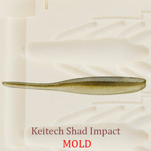Keitech Shad Impact Soft Plastic Bait Mold DIY Lure