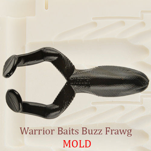 Warrior Baits Buzz Frawg Soft Plastic Bait Mold Frog DIY Lure