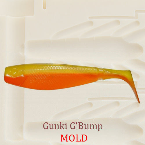 Gunki G'Bump Plastic Bait Mold Shad DIY Lure