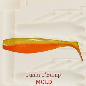 Gunki G'Bump Plastic Bait Mold Shad DIY Lure – Authentic Handmade