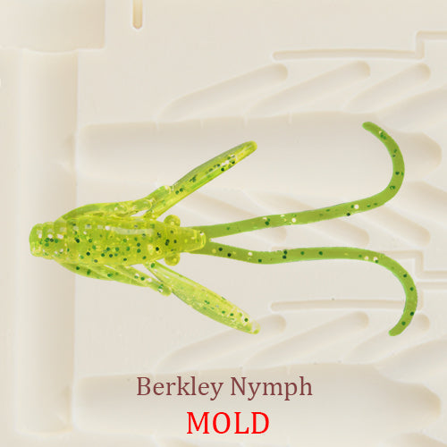 Berkley Nymph PowerBait Craw Fishing Soft Plastic Bait Mold DIY Lure –  Authentic Handmade