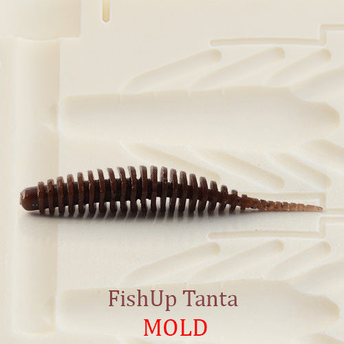 FishUp Tanta Worm Soft Plastic Bait Mold DIY Lure
