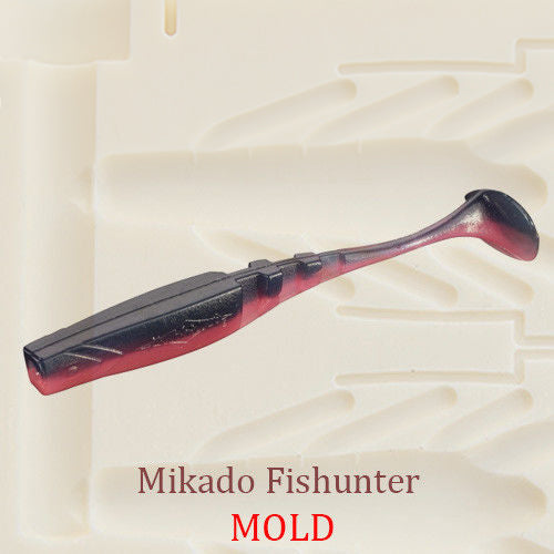 Mikado Fishunter Fishing Soft Plastic Bait Mold Shad DIY Lure