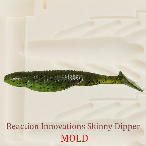 Reaction Innovations Skinny Dipper Plastic Bait Mold Shad DIY Lure