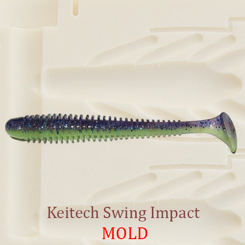 Keitech Swing Impact Soft Plastic Bait Mold Shad DIY Lure